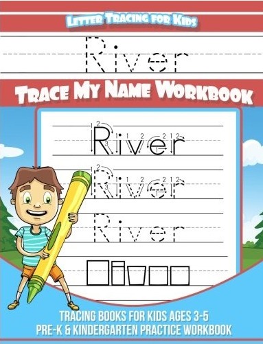 River Letter Tracing For Kids Trace My Name Workbook Tracing Books for