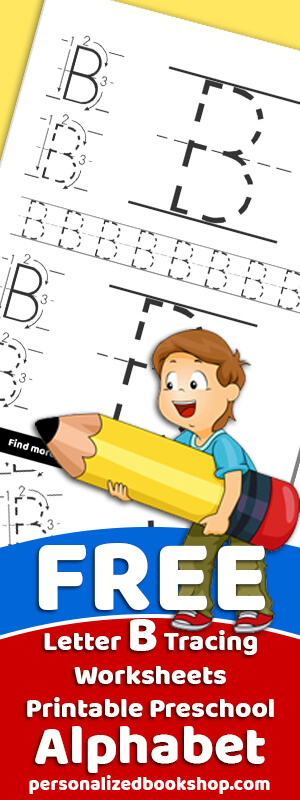 Letter B Tracing Worksheets Preschool Free Traceable Alphabet Printable