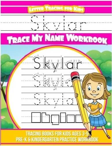 Personalized Letter Tracing Sheets